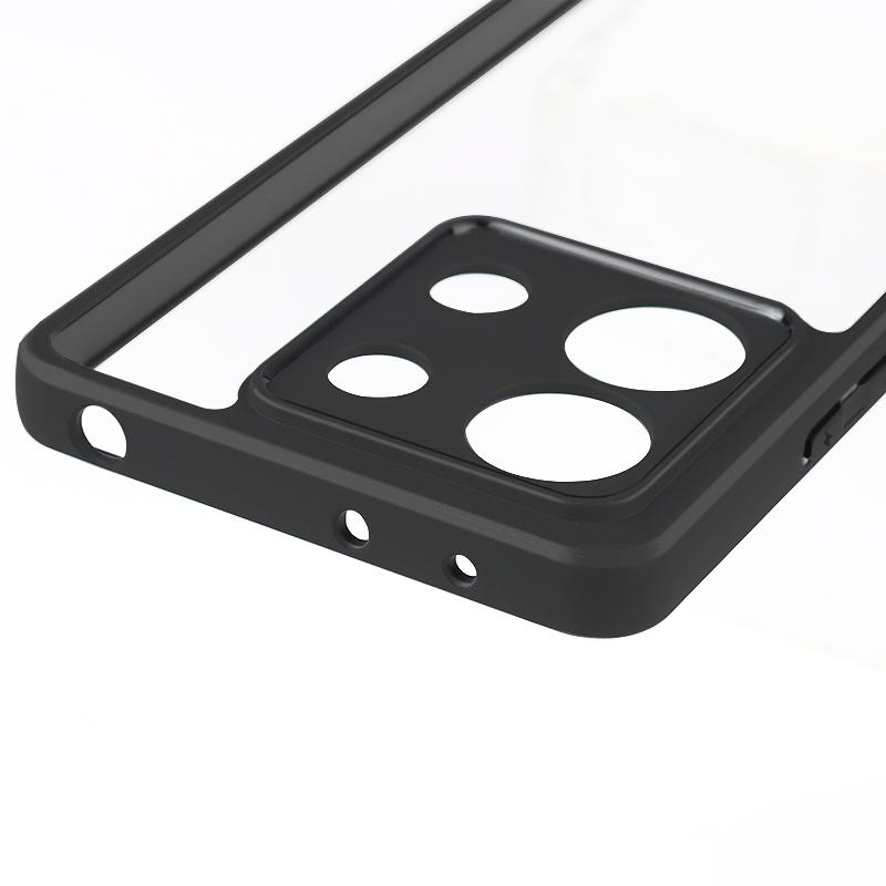 For Xiaomi Redmi Note 13 5G Slim Case TPU+PC Hybrid Protective Phone Cover