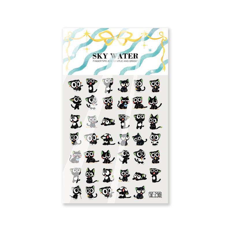 Luoxiaohei Chronicle Embossed Nail & Gadget Stickers