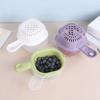 Double-layer Drain Basket Cute Vegetable Storage Basket Simplicity Drainage Bowl  Kitchen