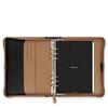 Filofax Nappa System Organizer, A5 Zip, Tan, 025155, Officially Imported