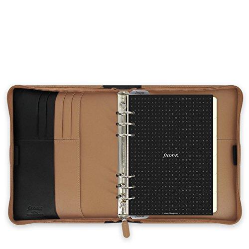 Система-органайзер Filofax Nappa, A5 на молнии, Коричневый, 025155, Официально импортирован
