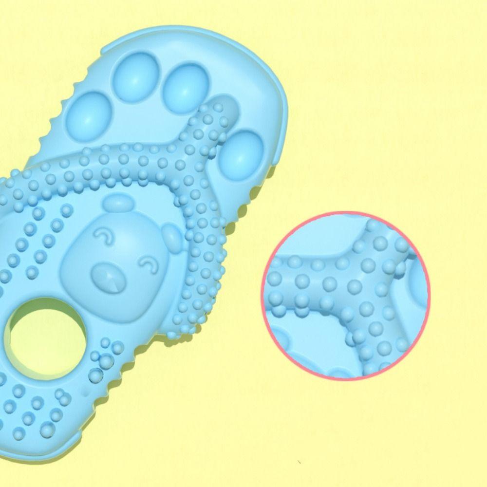 TPR Slipper Shape Dog Chew Toys Slipper Shape Dog Teething Toys Relieve Anxiety