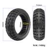 10x2.7 6.5 Solid Tire 10 Inch Electric Scooter Explosion Proof Tubeless Tire Front Rear Off Road Tire Inner Hollow Non