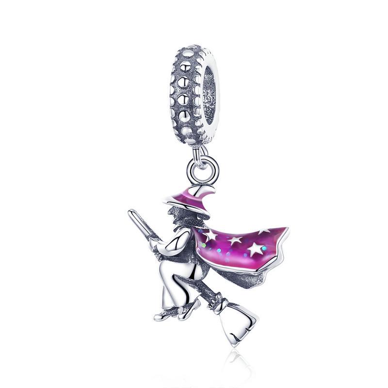 Yin Ziyun Halloween Magic DIY Bracelet Beads & Creative S925 Sterling Silver Necklace Pendant