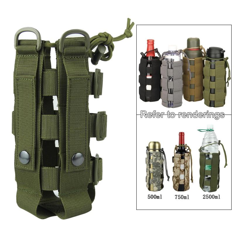 Tactical Molle Multi-Function Intercom Bag Camping Hiking Water Bottle Bag Hunting Backpack Bottles Holder Camping Equipment