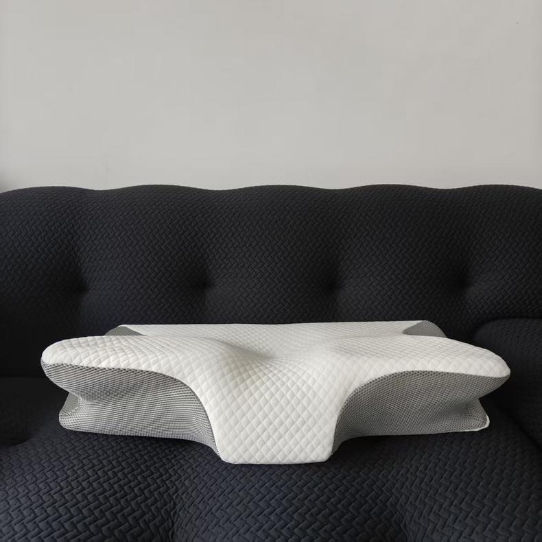 Cross-border Butterfly Memory Foam Neck Support Pillow - Slow-Rebound, Non-Collapsing, Class A for Cervical Spine