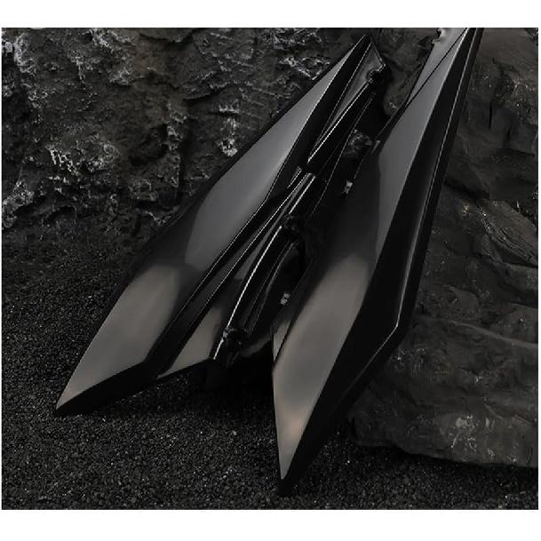 Motorbike Splash Mudguard Side Mudguard Second-Generation Longer Rear Mudguards Black for Light Bee X/S for eRide Pro SS 3.0 Electric Bike