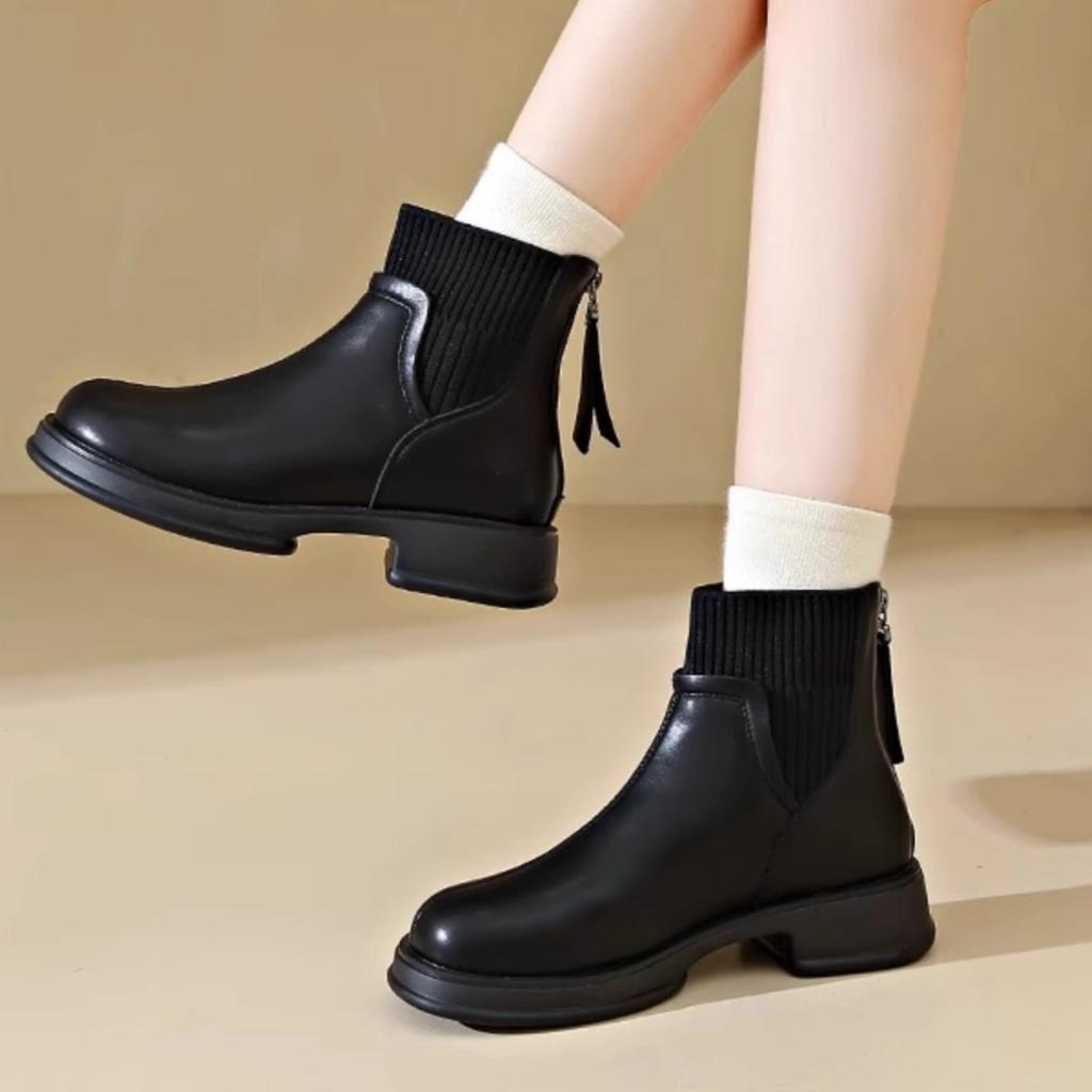 Platform Martin Boots Women's Shoes 2025 New Trend Thin Boots Spring Autumn and Winter Short Boots Women's Single Boots