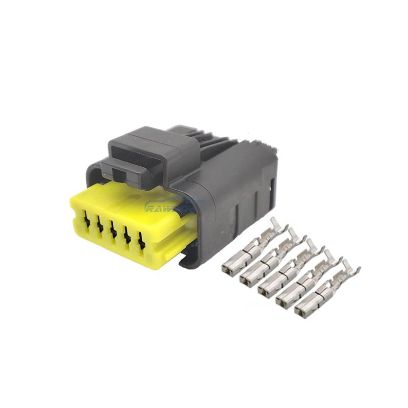 

1/5/10 Set For Automotive Connectors 5 way F 1.5 SICMA Mini Sealed Connector 211PC052S8081 0090-558 1SET