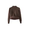 2025 Women's Velvet Knit Half-Turtleneck Sweater: Cozy Winter Base Layer Top