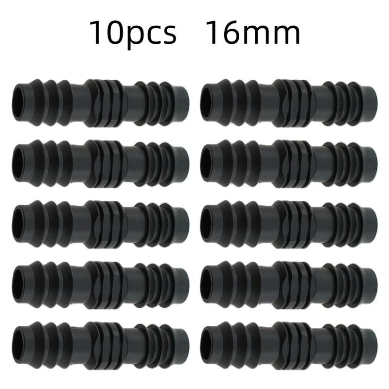 5pcs Irrigation Connectors With Barbed Fittings For 16mm Drip Hoses  Standard Drip And Sprinkler Systems Connectors Adapter