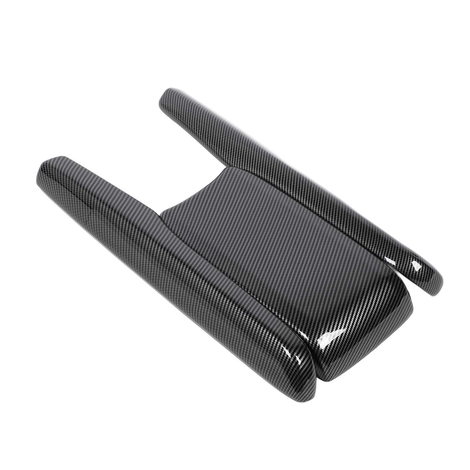 

Car Center Armrest Cover Carbon Fiber Style Armrest Box Protector Cover Center Console Panel Trim for Civic 10th Gen