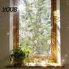 Dekorative Sichtschutzfolie für Fenster, Sonnenfänger, Statische Fensterfolie, Blume Schmetterling Selbstklebender Glasaufkleber, Bürolfolie, Abnehmbare Haftfolie