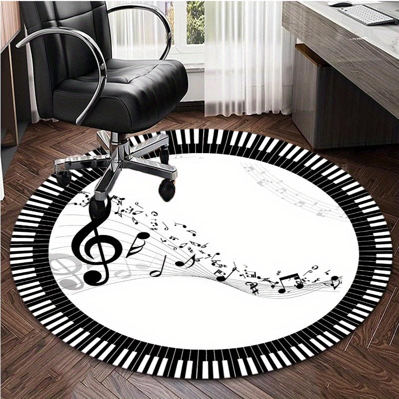 S Music Hit Cd Round Rug Nonslip Area Rug Office Chair Mat Carpet For Living Room Bedroom Home Decor