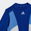 adidas Lässiges Sportset Color Block Langarm Rundhals Baby-Sets Blau HR5877