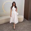 2025 Summer European & American Sleeveless Sexy Slim Fit Midi Dress for Women