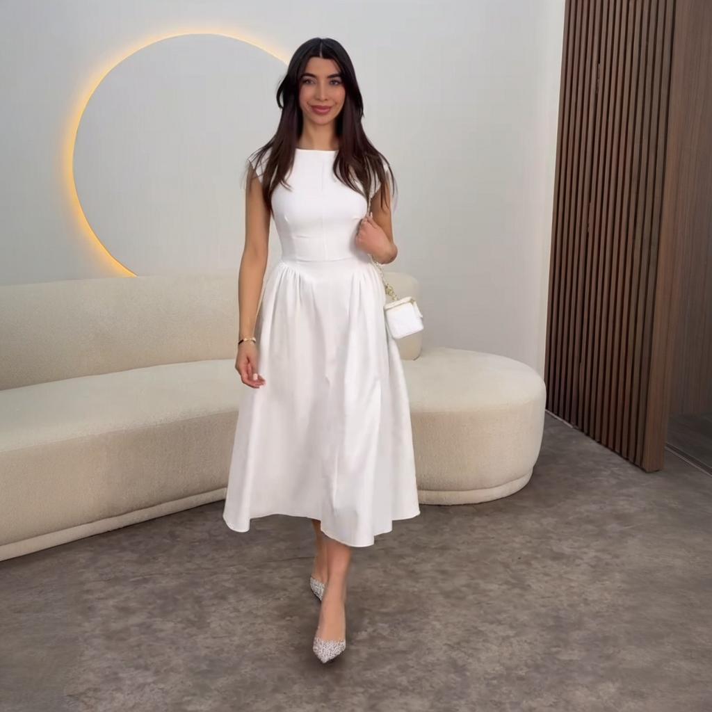 2025 Summer European & American Sleeveless Sexy Slim Fit Midi Dress for Women