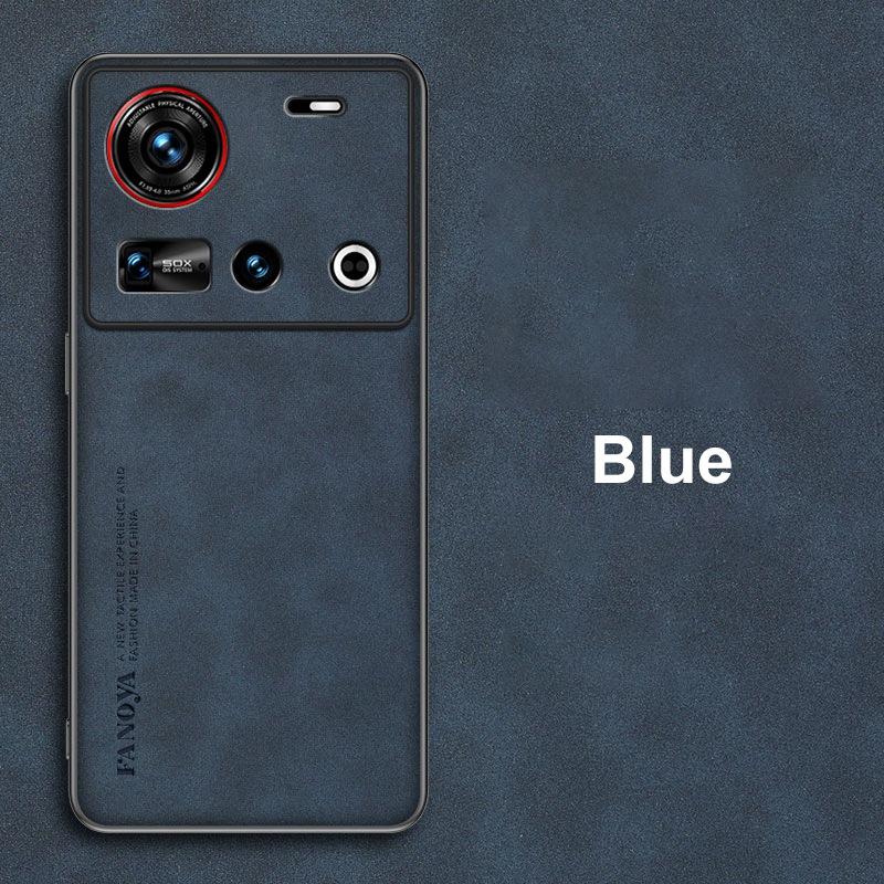 Para Capa Nubia Z70 Ultra Capa de Celular de Couro PU de Luxo Para ZTE Nubia Z70 Ultra 5G Capa Traseira Silicone À Prova de Choque Proteção Total