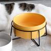 Double Cat Food Water Bowls with Stand Ceramic Pet Feeding Accessories Cats Small Dogs Eat Drink Supplies Puppy Feeder Bowl