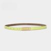 Korean Retro Leather Belt for Women Versatile Decorative Belt with Dress Trousers Jeans Belt