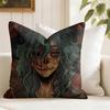 Game SSally Face Cushion Cover Eco Linen Pillow Case DoubleSided Print Breathable Durable Zipper Home Decor Gift