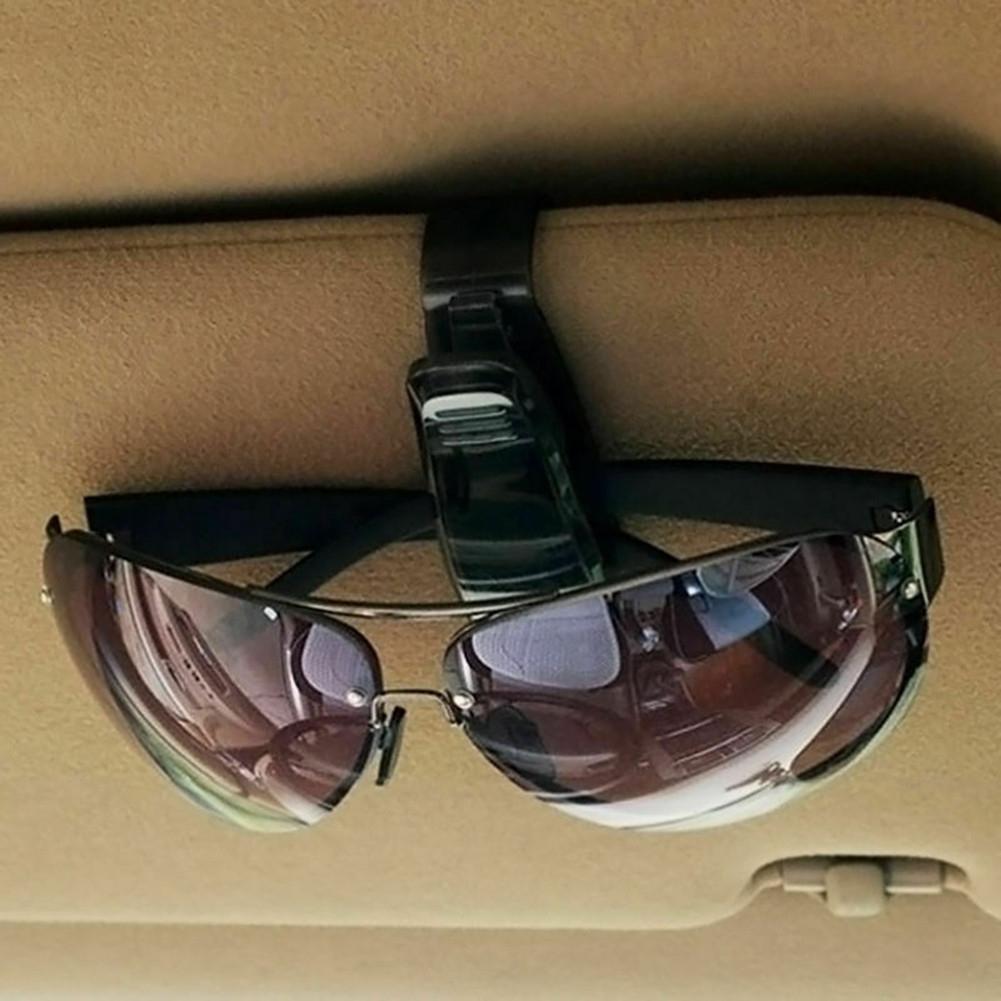 Car Glasses Clip Black Card Holder Glasses Mount Parts