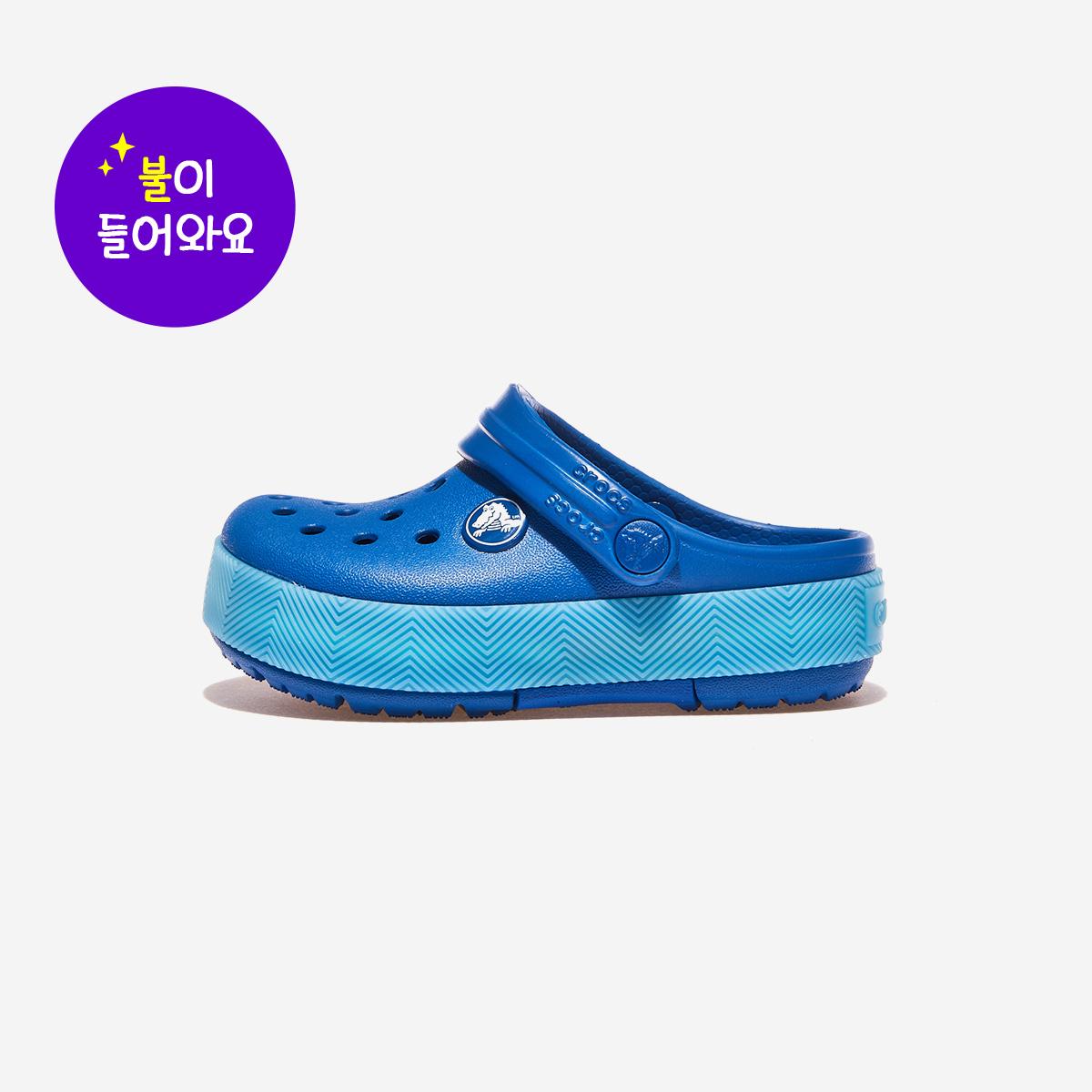 

[Crocs] Croc Band Chevron Light Clog Toddler, CRS210466, 1010104330, Popular Korean Shoes 120