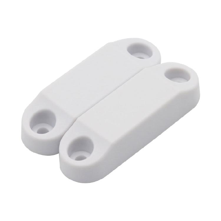 Versatile White Magnetic Door Catches Easy To Mount Door Retainer Magnetic Hatches Latches Pair for Caravans & Vessels