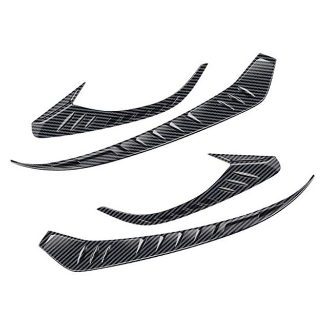 Car Styling Front Headlights Eyebrows Eyelids Trim Strip for Honda HRV HR-V Vezel -2023 Lamp Eyelash Stickers B