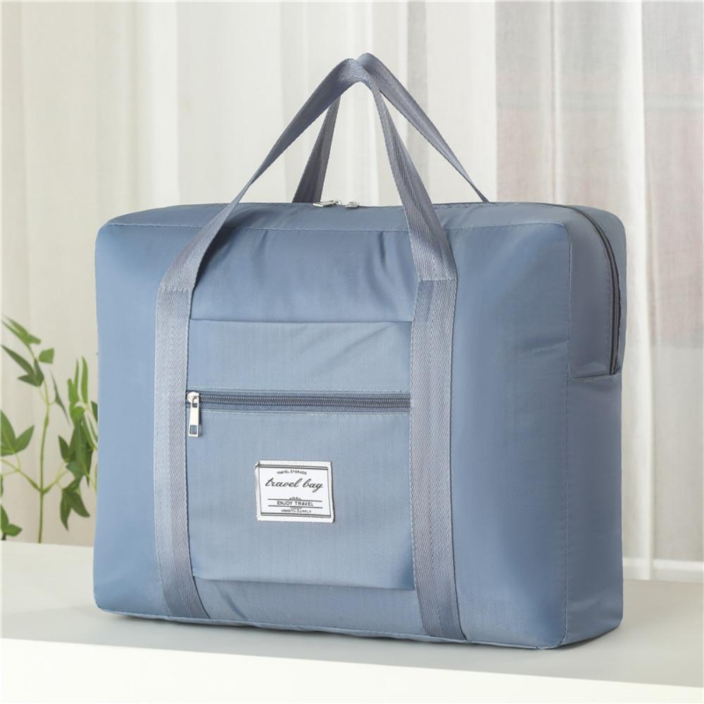 Portable Storage Bag Folding Luggage Tote Handbag Durable Duffel Bag  For Women Men