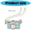 Retro Camera Charm Necklace With Sparkling Crystal Details Collarbone Chain Trendy Jewelry Accessory For Women