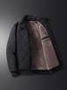 Men’s 2025 Winter Stand Collar Windproof Cotton Jacket - Thick Velvet, Middle-Aged Dad Style
