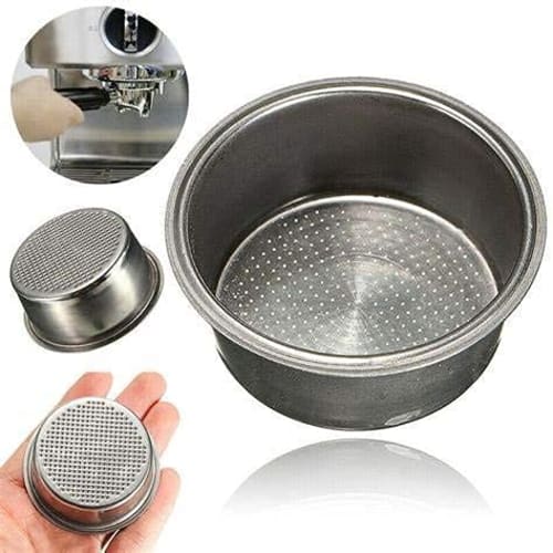 NEOUZA 54mm Portafilter Basket for Breville 870/875/878/880 Coffee Machines, Stainless Steel Bottomless Handle Filter