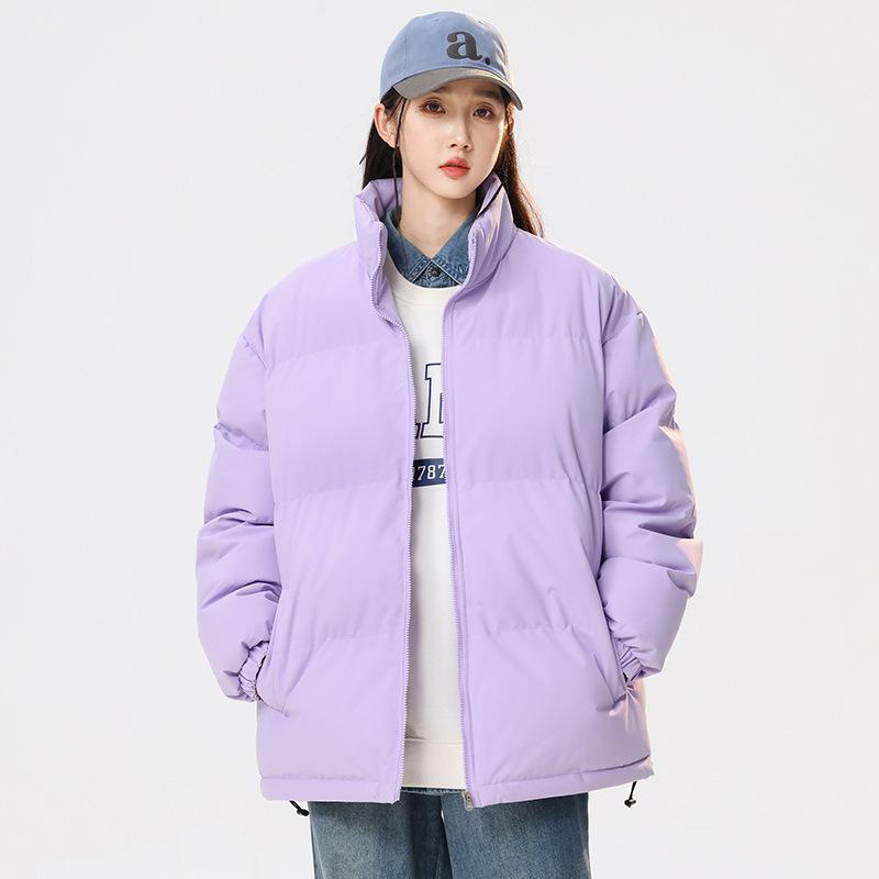 Winter cotton-padded clothes men's and women's fashion thickened cotton-padded jackets stand-up collar bread clothes Hong Kong style men's