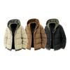 Japanese Style Trendy Cotton Hooded Jacket - Winter Retro Couple's Casual Wear