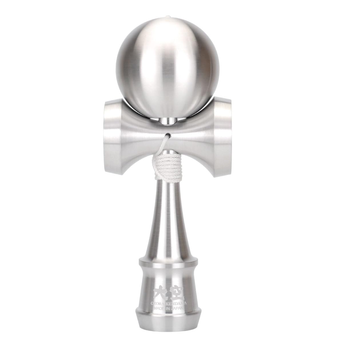SpinGear Metal Machined Mini Oozora Kendama, 66% (Silver)