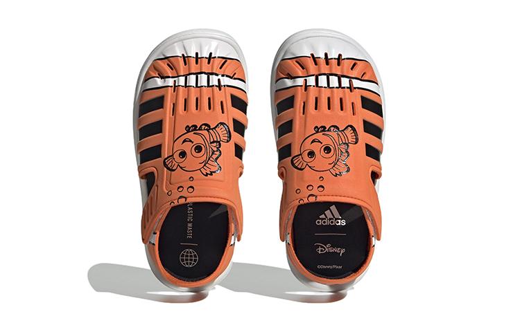 adidas Closed Toe Sandals Disney Finding Nemo And Dory Orange Core Black Cloud White PS HP7753