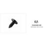 100Pcs Mixed Car Bumper Clips Plastic Rivets Fastener Hood Push Retainers