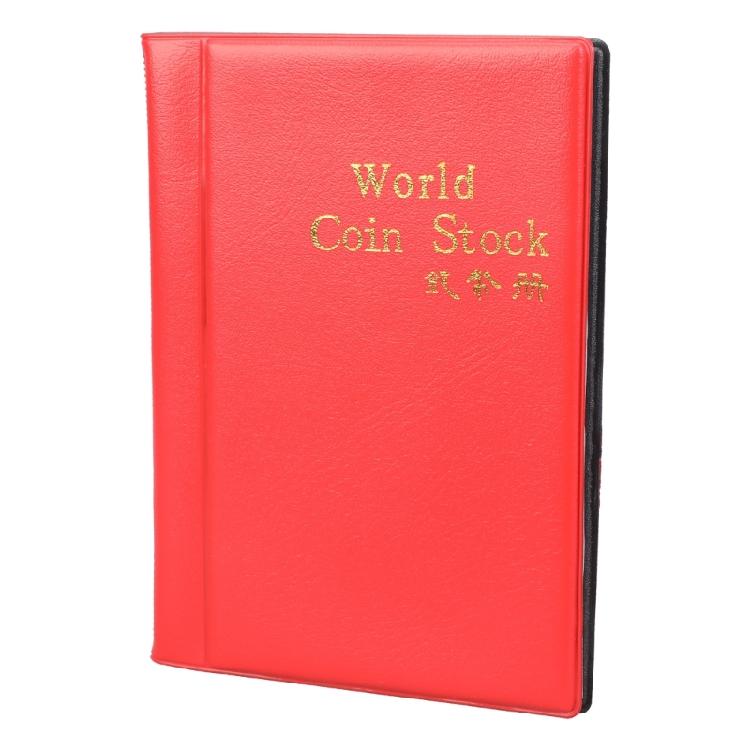 4 Colors Coin Album Books 10 Page 120 Pockets World Coin Stock Album Book for Ca