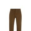 HUGO BOSS Slim Fit Chinos In Stretch Cotton Satin Casual Pants Men's Brown 50510933-368