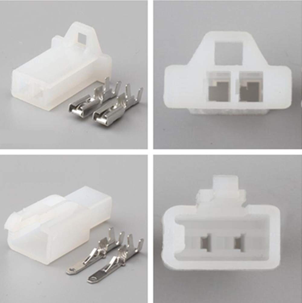 Samcos Connector Kit, Flat Terminal, Clean Wiring, Connector Coupler, 10