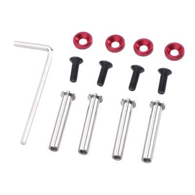 4 Pcs Computer Cooling Fan Screw Color Anodized PC Case Cooling Fan Screw for Water Cooling PC Case Fan