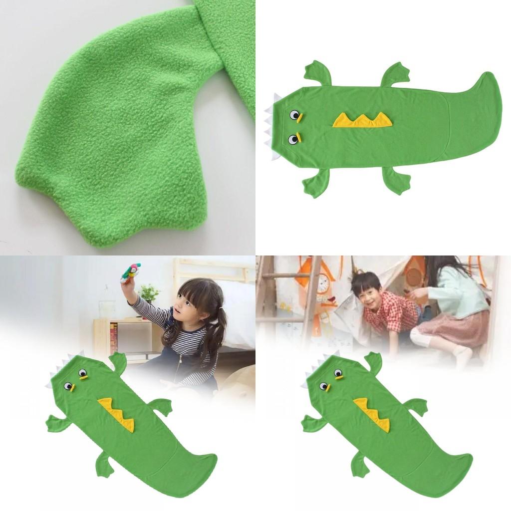 Crocodile Cartoon Child Blanket Sleep Bag With Thick Insulation For Kids
