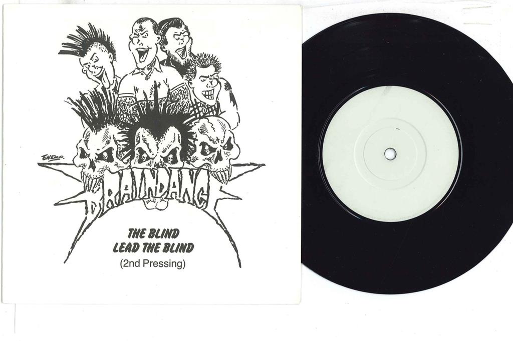 7inch Record BRAINDANCE - Blind Lead The Blind HOO4 HELEN OF OI! 1993 UK Rock Used