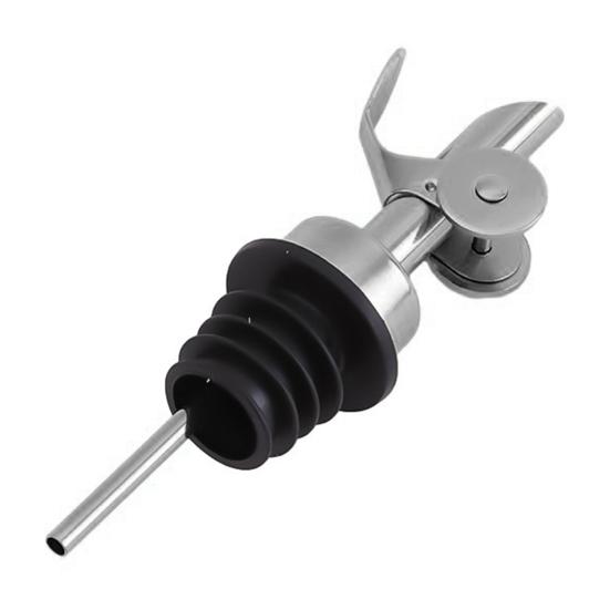 Automatic Wine Pourer Self-Sealing Stainless Steel Spout with Flow Control Drip-Free Liquor Dispenser for Bottles