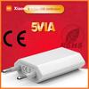 Xiaomi Universal 5W EU Plug Travel USB Wall Charger 5V 1A Fast Charging For iPhone 6 6S 7 8 Plus X XS Max XR Mobile Phone AC Adapter