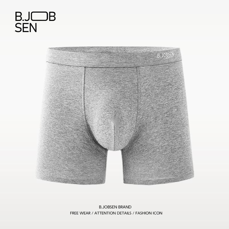Men's underwear pure cotton Class A cotton extended boxers A antibacterial summer sports large size anti-wear leg four-corner pants
