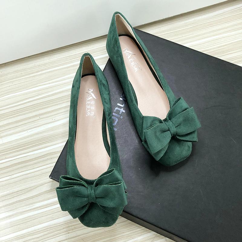 

Женские туфли-лодочки на плоской подошве небесно-голубого цвета с круглым бантом, размер 33-43, женские туфли на плоской подошве из бархатной кожи, летняя обувь высокого качества 43 армия зеленый