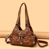 Women's Bag Vintage Tote Bag Large Capacity Multi-Pocket Shoulder Bag