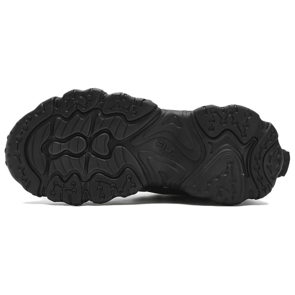 FILA FLUID 5 Cat Paw 5.0 Textile, Synthetic Leather Cushioning, Wear Resistant Low top Casual Shoes Women's Black F12W412116FBK